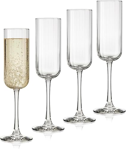 Miniatura 8 de Libbey copa de 85oz Copa de champagne sin pie juego de 12unidades Claro Transparente