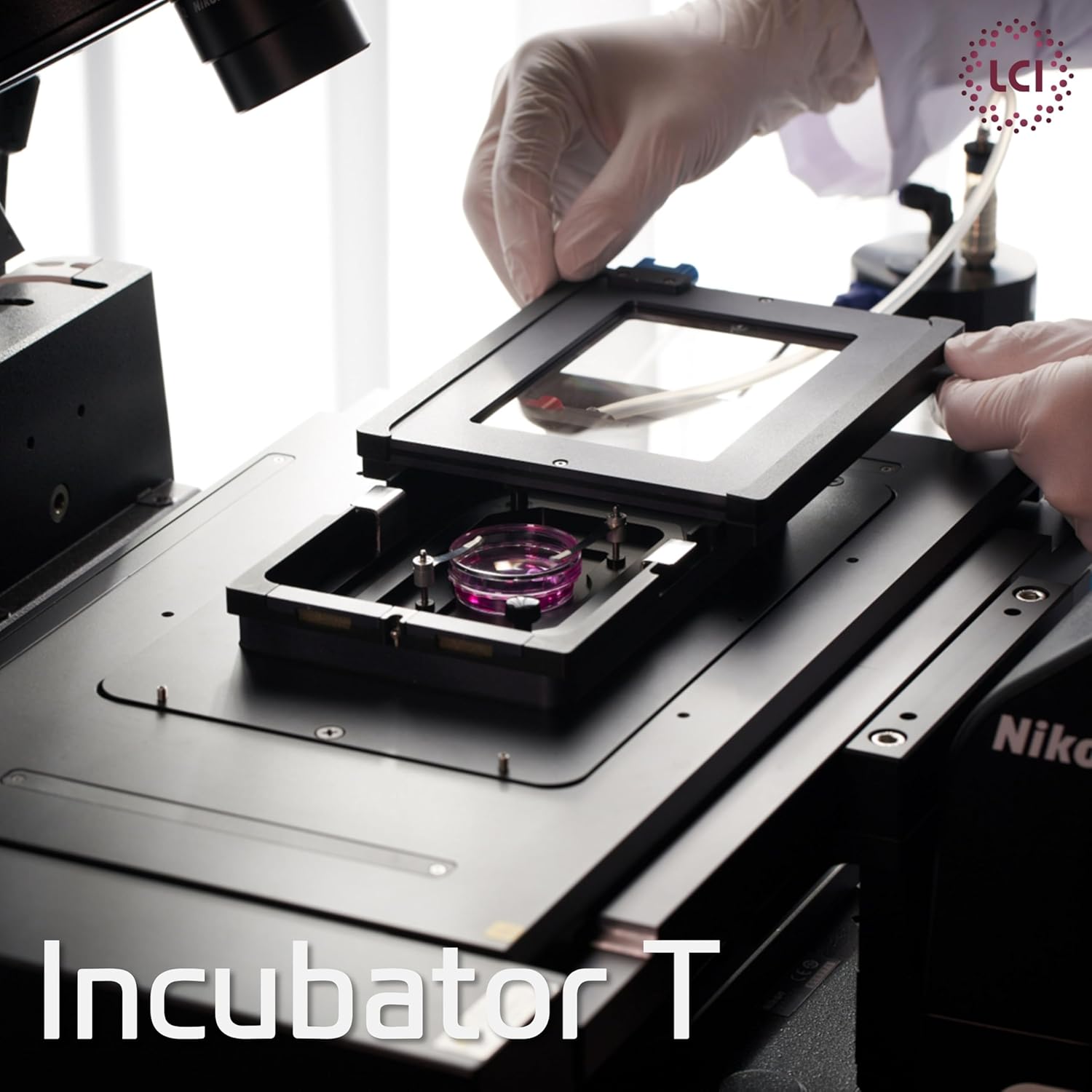 Incubator+Heating System Live Cell Instrument Incubator T & Heating System (Stage-Top Environmental Control), Precise CO₂·Temperature·Humidity Regulation - LC-Incubator-TS-PREMIXED