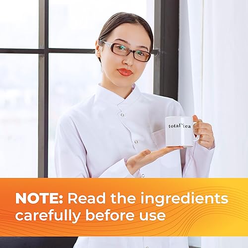 Miniatura 8 de Total Tea Detox Tea Juego de 3 sabores – Cítricos, menta, melocotón – Té de hierbas con manzanilla, té de hibisco y raíz de jengibre para limpieza