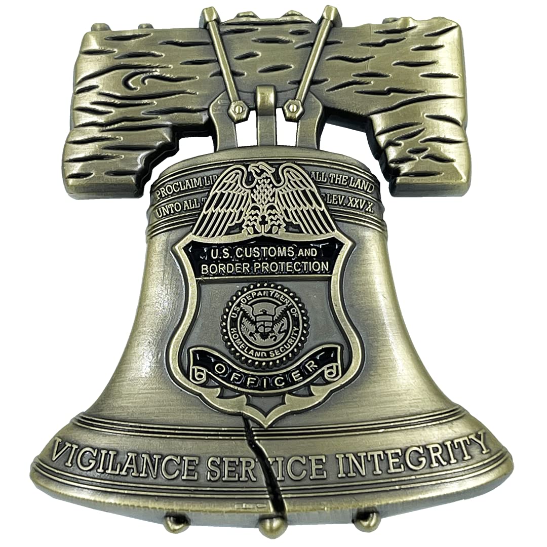 BL12-017 CBP Field Operations Philly Liberty Bell Philadelphia Field Office Challenge Coin