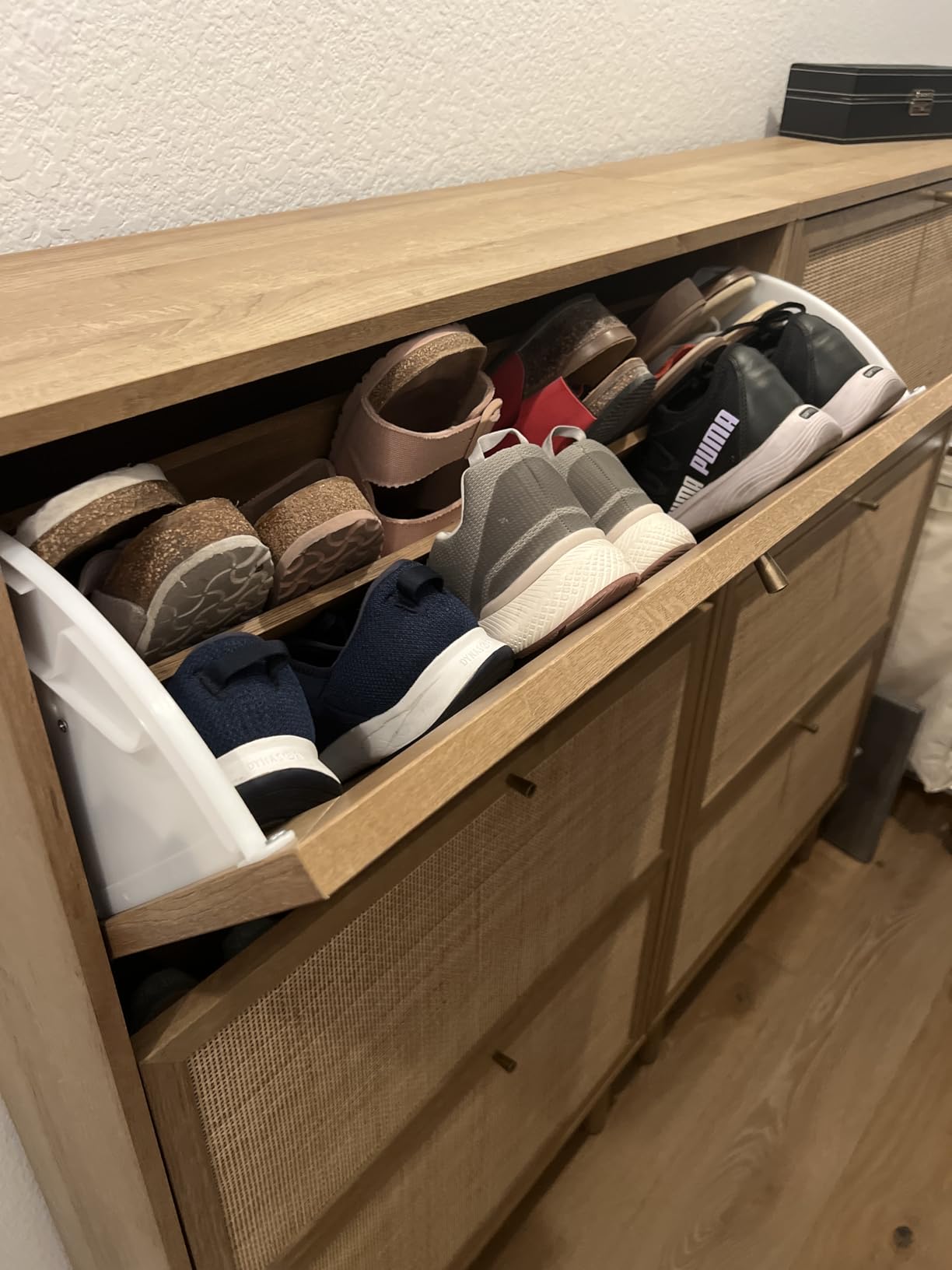 Hannah Shoe Cabinet, White – Mopio