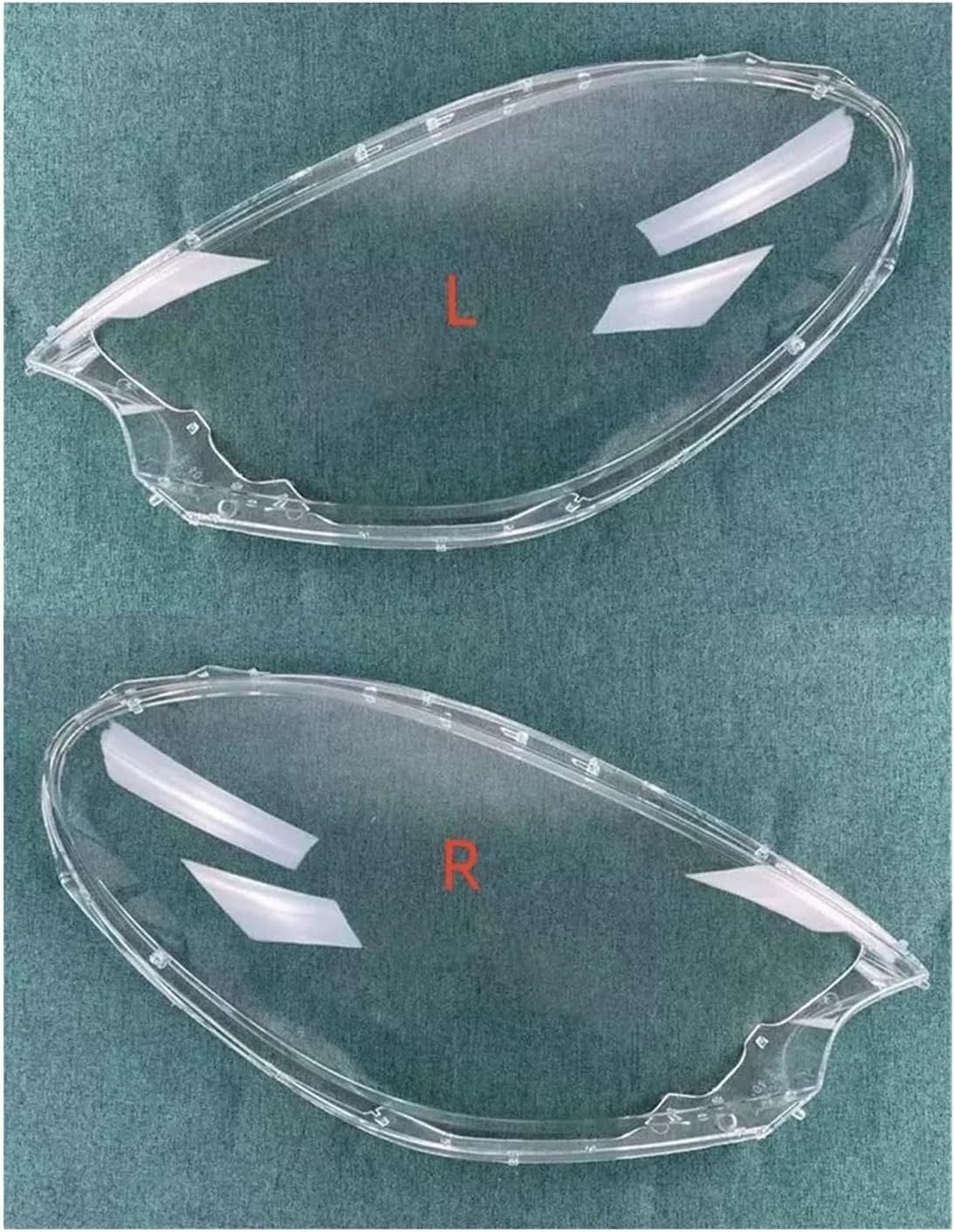 Compatible For Porsche Macan 2014 2015 2016 2017 Transparent Cover Lamp Shade Headlight Shell Lens Replace Original Lampshade Plexiglass(1PCS Right Side) (2PCS Left And Right)