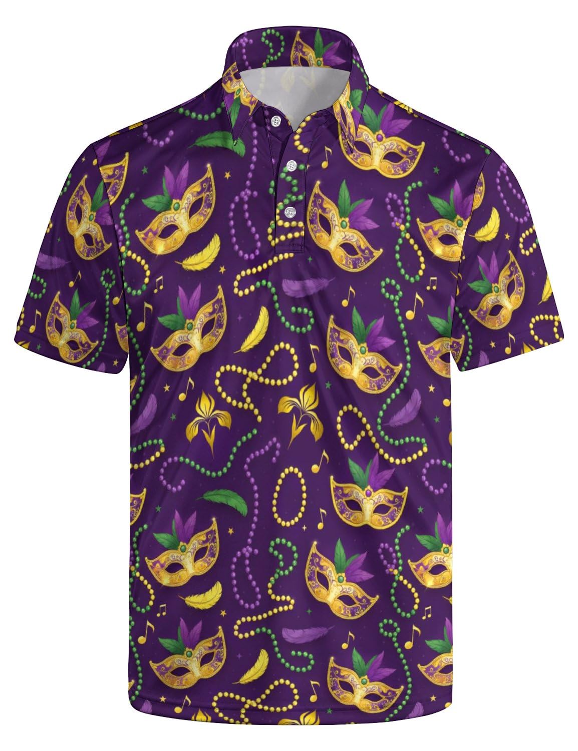 Mens Funny Golf Polo Shirts Short Sleeve Quick Dry Polo Shirts