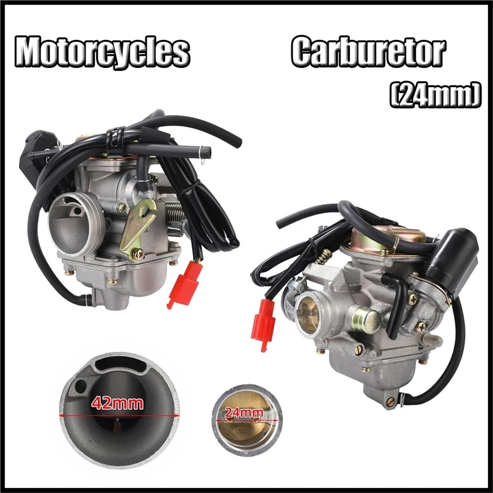 Pasuje do gaźnika motocyklowego PD24J 24 mm 125 cm3 150 akcesoriów Honda GY6 ATV BAJAJ Go Kart gaźnik silnika