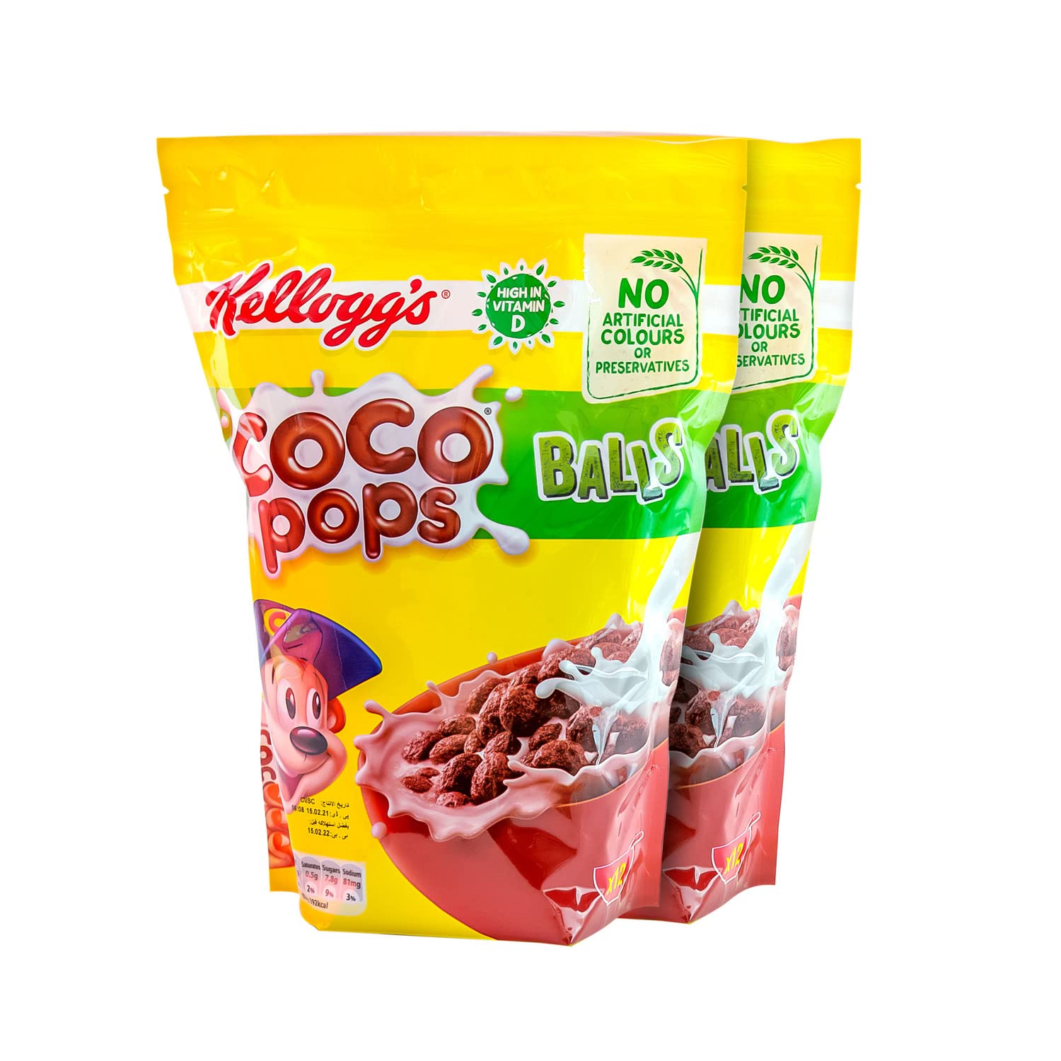 Kellogg's Coco Pops Balls, 2 x 360 g