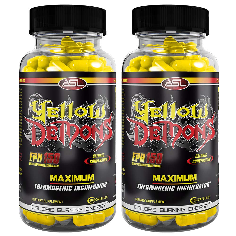 YELLOW DEMONS Thermogenic Fat Burner by Anabolic Science Labs for Men and Women, Clean Energy, Weight Loss, Fat Cutter and Thermogenic Supplement (2)