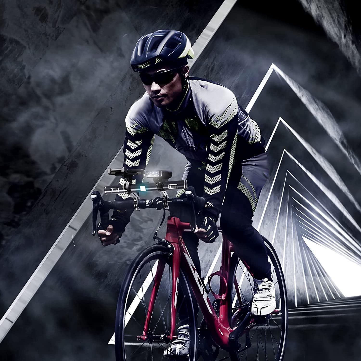 Jkjhbhged Bike Handlebar Extender USB Bicycle Handlebar Extension Mount for Holding Bicycle Speedometer,GPS Bike Accessories, Black