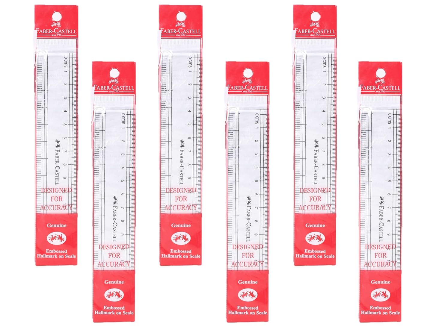 Faber-Castell Regular Scale - 15 Cm (6),Multicolor