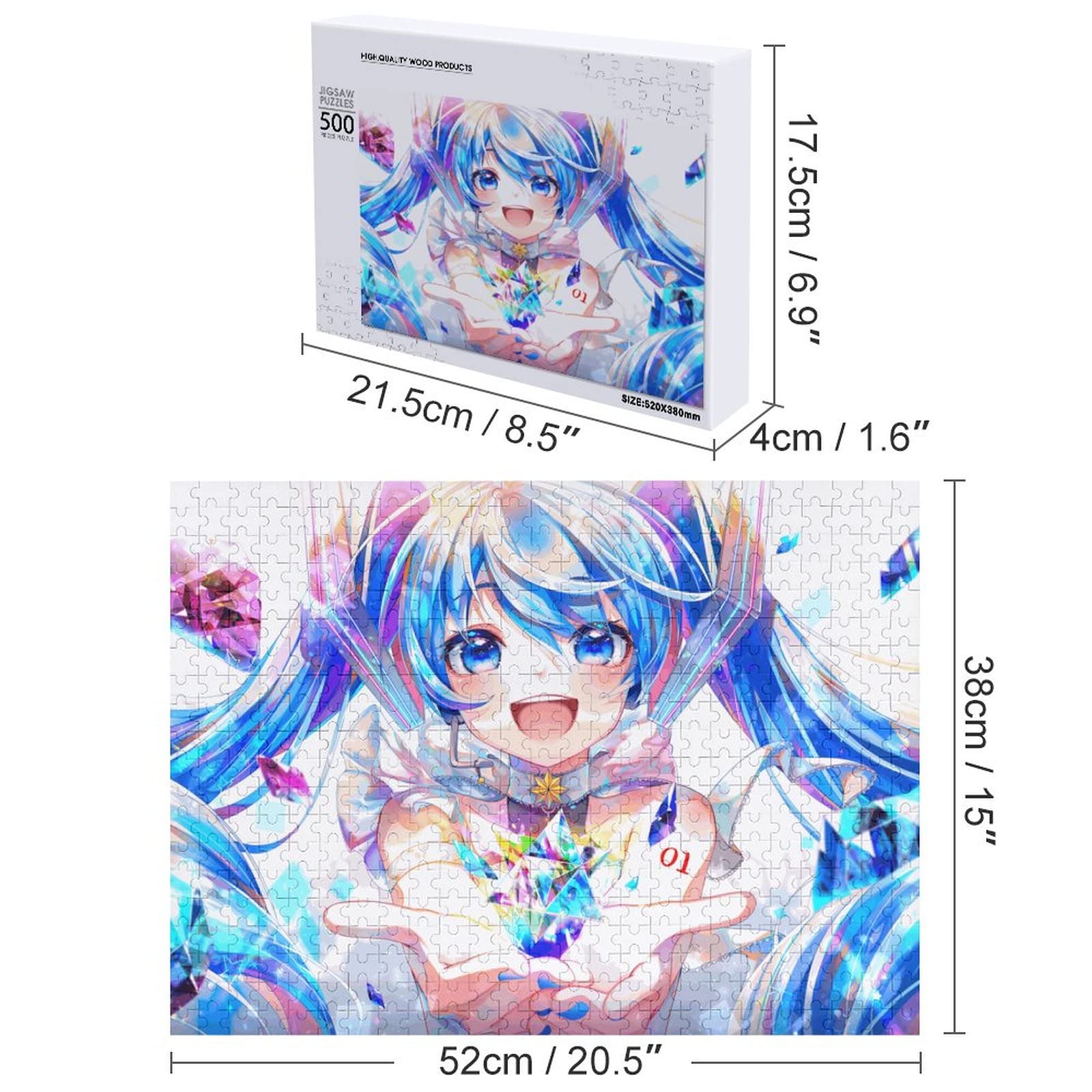 Amazon.co.jp: 初音ミク ジグソーパズル 木製パズル 300 PCS 500