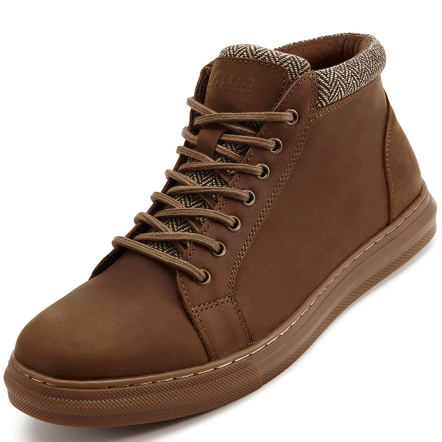 Arkbird Men's Casual Oxford Sneaker Boot Genuine Leather Upper MidTop