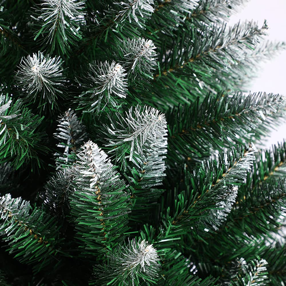 OHMG 180cm Künstlicher Weihnachtsbaum Grün,Weihnachtsbaum PVC künstlich,Tannenbaum Christbaum Tanne Unecht Weihnachtsdeko mit 600 Spitzen,unechter Tannenbaum inkl. Metallständer (600 Zweige)