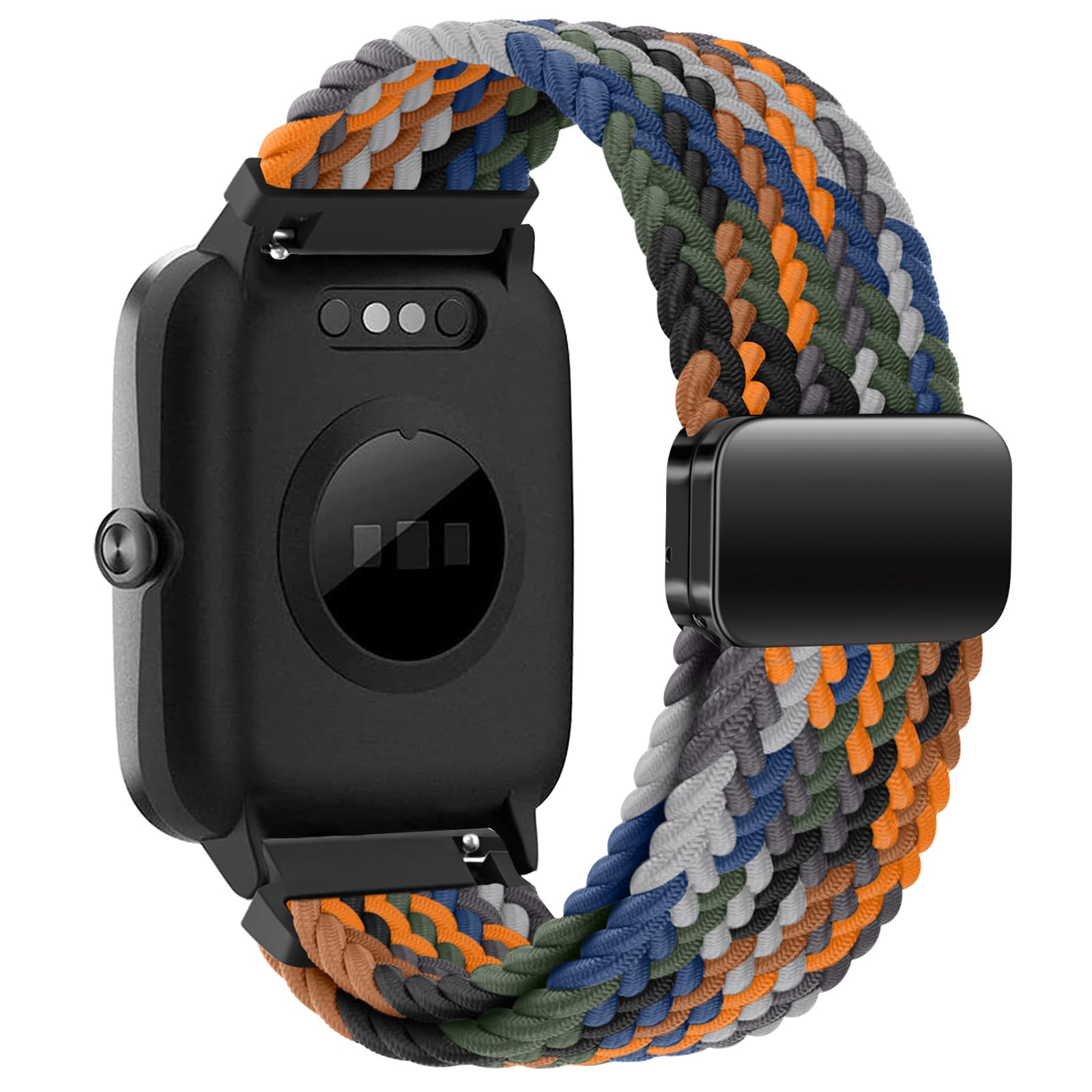 Cinturino per Amazfit Active, 20mm Sport Nylon Ricambio Elastica Cinturini per Amazfit GTS, GTS 4 Mini, GTS 4, GTS 3, GTS 2, GTS 2 Mini, GTR Mini, Amazfit Bip, Bip U, Bip U Pro, Bip 3, Bip 3 Pro