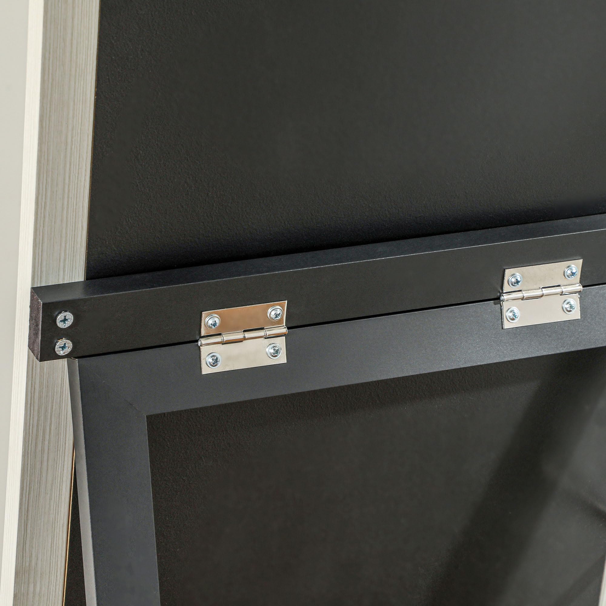 HOMCOM Specchio da pavimento completo, lunghezza 157 x 37 cm, specchio su piedistallo rettangolare con telaio in effetto legno, montaggio a pavimento, sospeso o appoggiato contro la parete, per