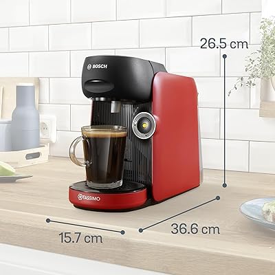 Dimensiones de la cafetera Tassimo