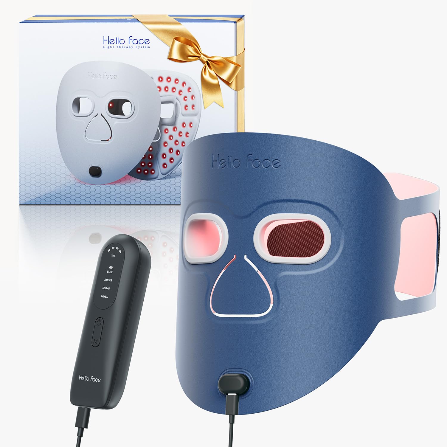 Red Light Therapy for Face 280 LEDs Infrared Light Led Face Mask Light Therapy for Facial Skin Care
