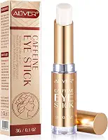 Bastão de cafeína para os olhos, creme para olhos com cafeína, bastão clareador para olheiras, creme para olhos antienvelhecimento, produtos de tratamento para os olhos para linhas finas, bolsas, rugas, inchaço 3 g