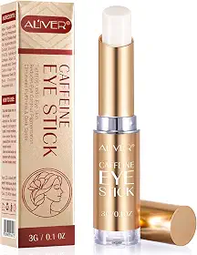 Bastão de cafeína para os olhos, creme para olhos com cafeína, bastão clareador para olheiras, creme para olhos antienvelhecimento, produtos de tratamento para os olhos para linhas finas, bolsas, rugas, inchaço 3 g