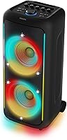 Vista 1 de Philips TAX5000 Altavoz Bluetooth para Fiesta, Sonido Máximo de 200W, Bass+, RGB Lightshow, Batería de 14H, TWS y Auracast Multi-Altavoz, Micrófono