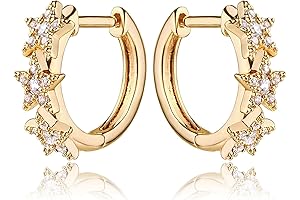 Star Hoops Earrings - The Perfect Touch of Elegance