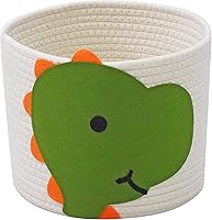 Vista 8 de T&T Homewares Cesta pequeña de oso panda para decoración de habitación de niños, baby shower, organizador de pañales para bebé, cestas de lavandería