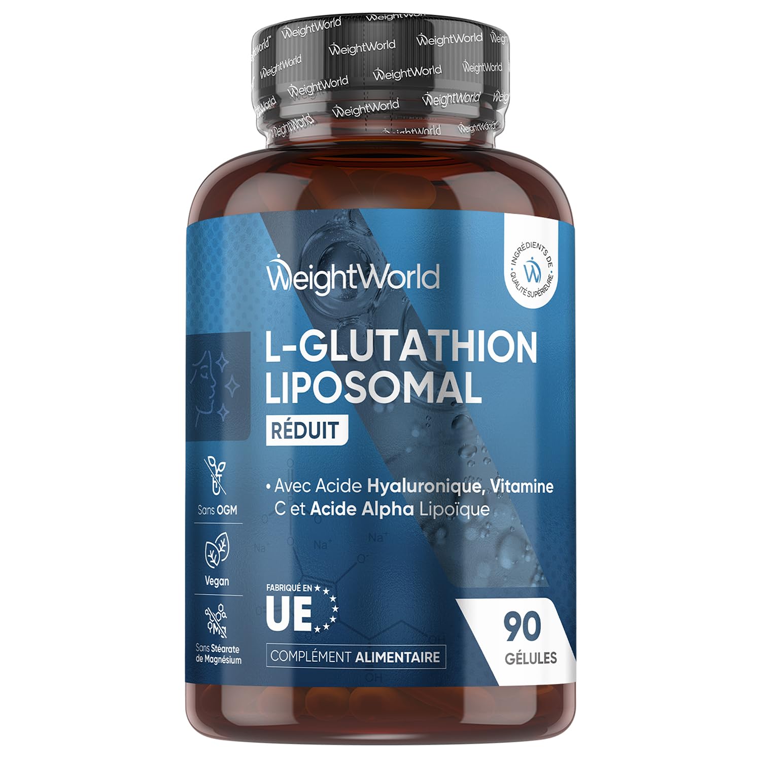 glutathion réduit liposomal Most glutathione supplements don't work. Why? Your stomach breaks them down  before they ever reach your cells. That's why liposomal glutathione  matters—it protects the molecule, enables elite absorption, and actually  delivers antioxidant main image 1