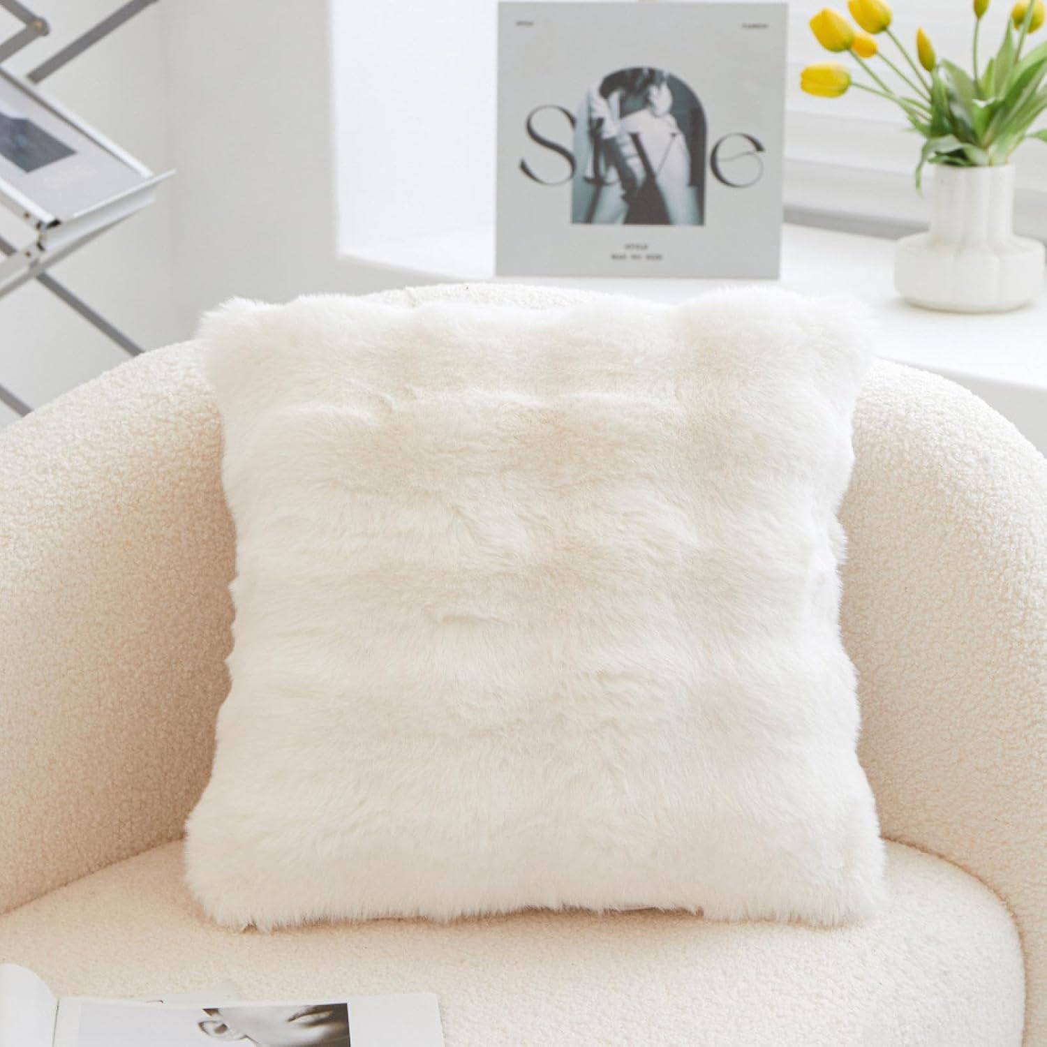 Plush Cushion Cover Pillow Cover Bedroom headboard Cushion Cushion Set