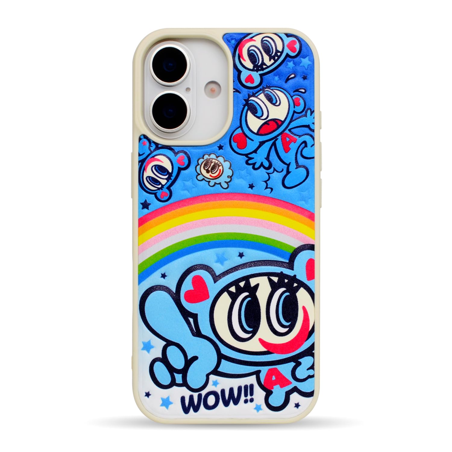 Amazon.co.jp: ANGEL BLUE 正規品 iPhone 17 対応 ケース 「 ぷくぷく