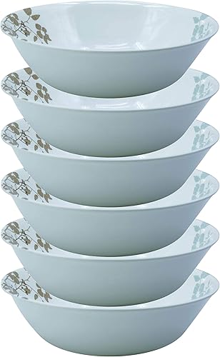 Miniatura 19 de UNIWARE Vajilla 100% melamina sin BPA, apta para lavavajillas, ecológica, juego de 6, ideal para fiestas en interiores y exteriores