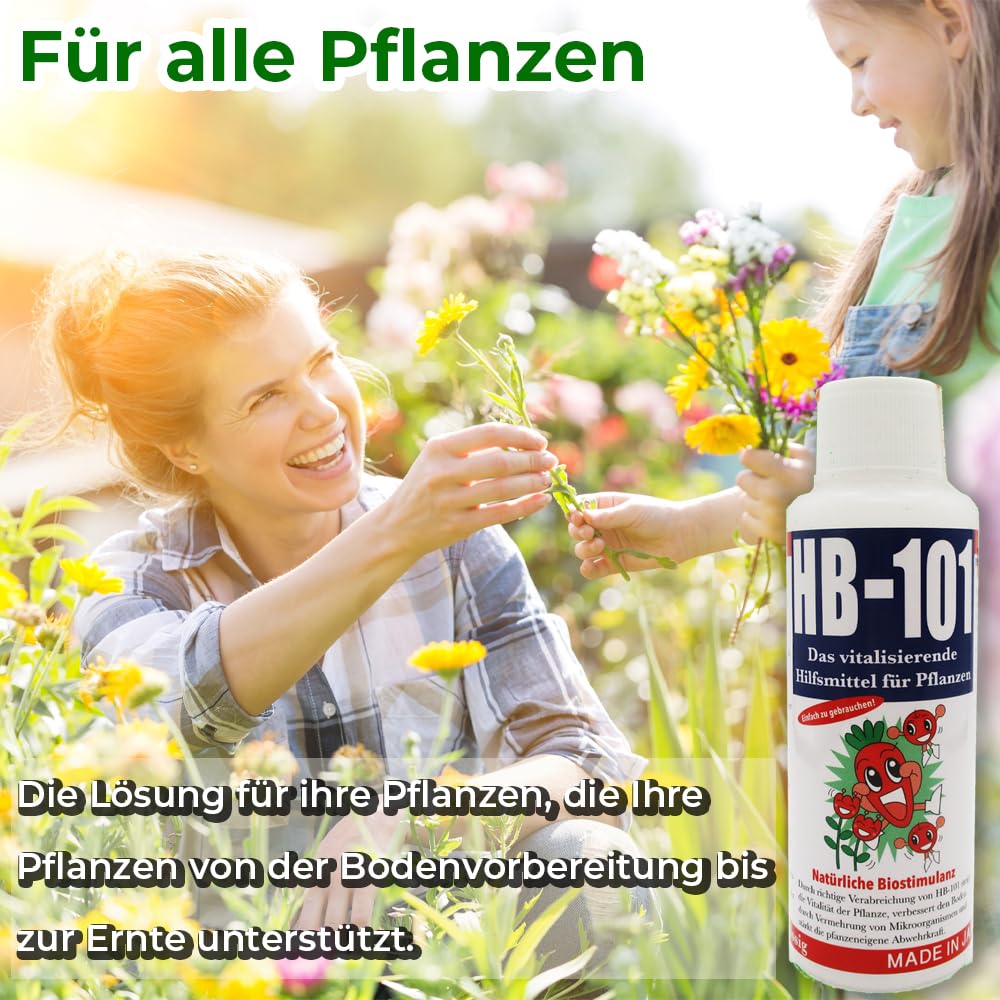 HB-101 Naturalny biostymulant (50 ml) – Rewitalizujące narzędzie dla wszystkich roślin, w 100% naturalne i wolne od chemikaliów
