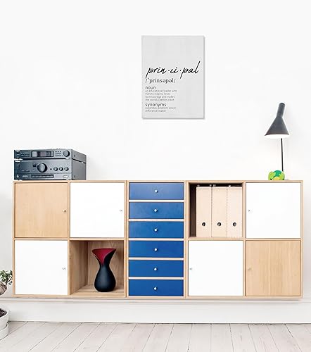 Miniatura 3 de BIWSHA Lienzo de definición de director de escuela, impresiones artísticas para decoración para auxiliar de escuela, oficina, pinturas temáticas