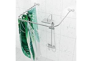U-Shaped Shower Curtain Rod: Effortless Style and Functionality