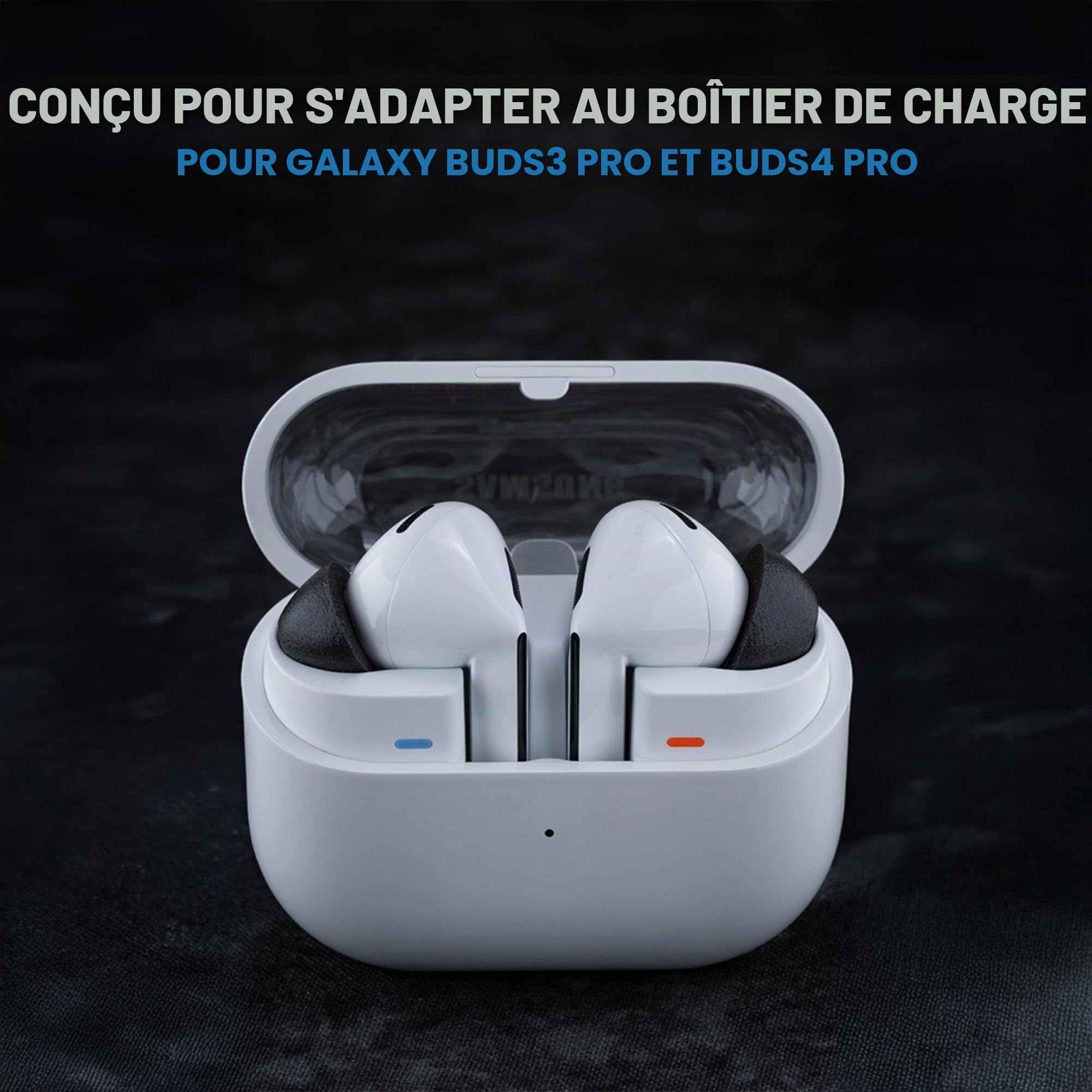 Comply TrueGrip Max Lot de 3 Paires d'embouts de Rechange en Mousse à mémoire de Forme pour Samsung Galaxy Buds3 Pro | Confort Durable, durabilité maximale, Ajustement sûr, Isolation Acoustique