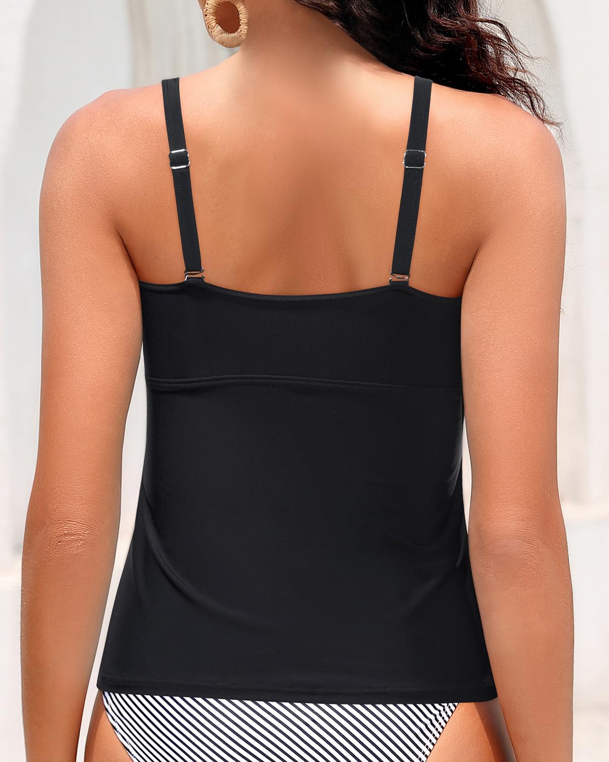 Women's Underwire Tummy Control Swimsuit Top with Push Up - No Bottom Included - Image 2