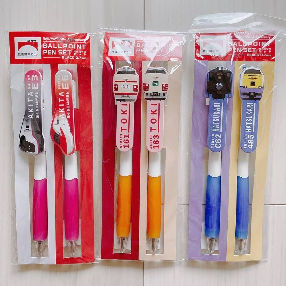 Amazon.co.jp: 新幹線 鉄道 ボールペン E6系ほか 6本セット 鉄道