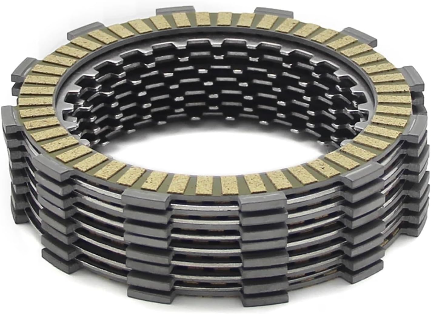 Performance Clutch Friction Disc Plate Kit Compatible with CR125 RY/R1/R2/R3/R4/R5/R6/R7 & CRF250R - OEM Replacement 22201-KS6-700, 22321-KA3-710, 22321-KF0-770