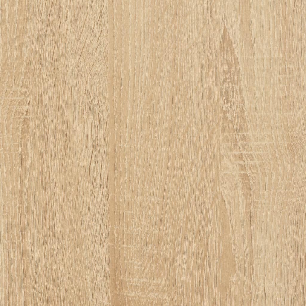 LAPOOH Mueble Discos Madera contrachapada Roble Sonoma 100x38x48 cm, Estanteria CD, Mueble Tocadiscos, Mueble para Discos, Mueble para Vinilos, Mueble para Tocadiscos - 831984