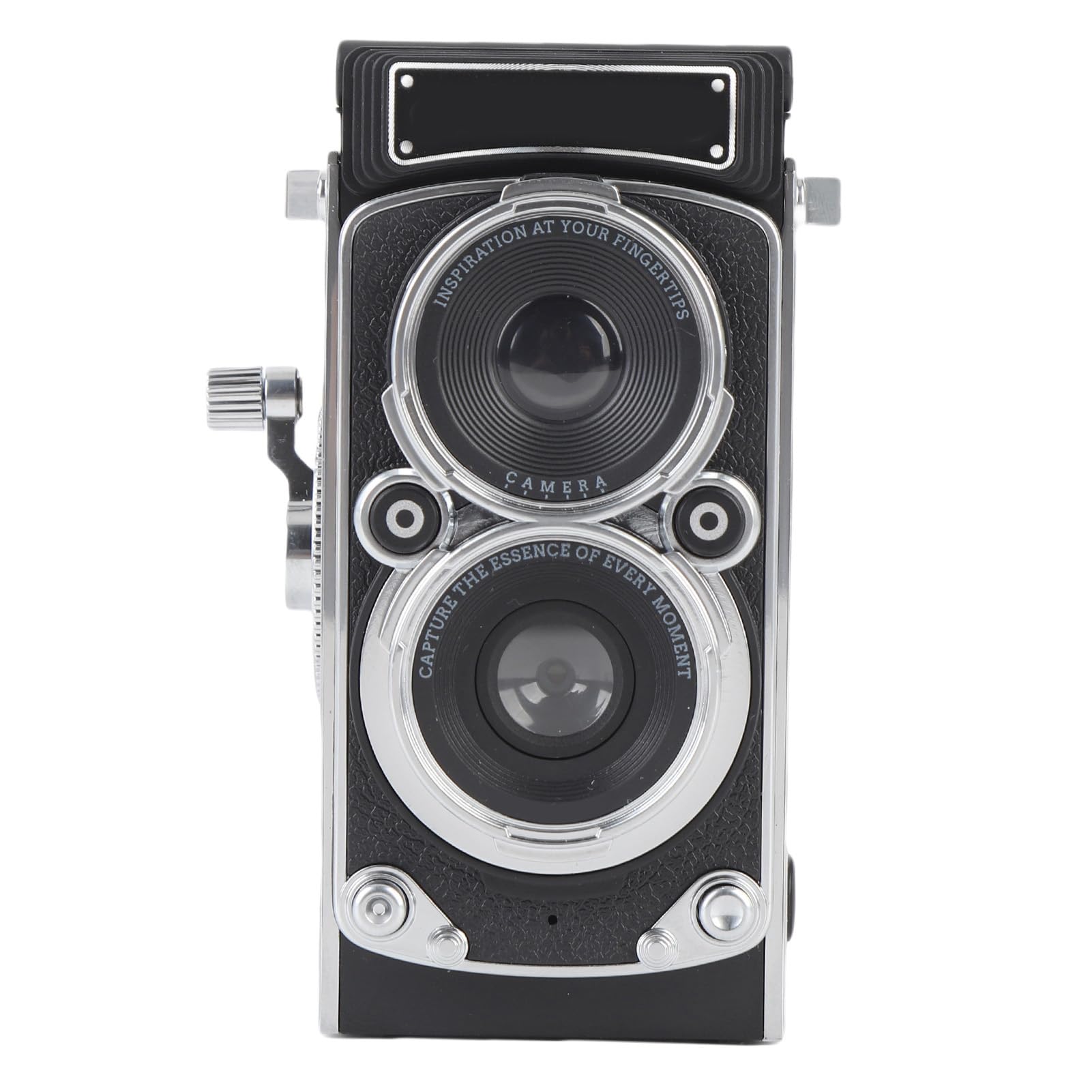 Mini Macchina Fotografica Digitale Vintage, Fotocamera Compatta Portatile in Stile TLR retrò, Fotocamera Tascabile 1080P 12MP per Principianti, Adolescenti e Adulti (16GB)