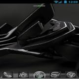 1.Only works in App list, MENU > Settings > Icon effect > Chariot