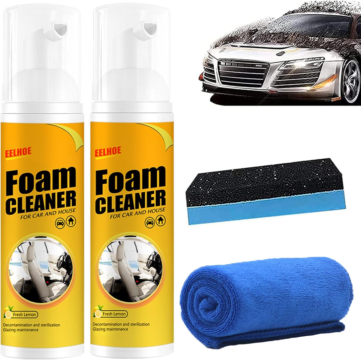 Likmind Car Magic Foam Cleaner Multifunctional Car Foam
