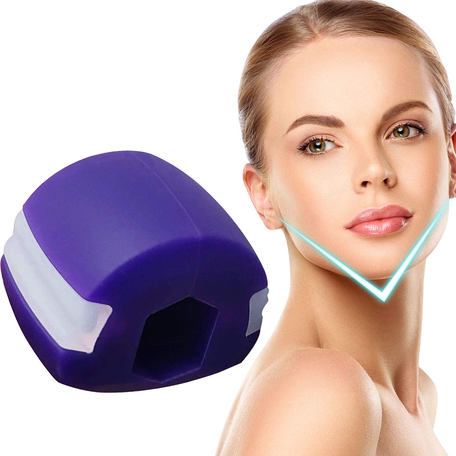 Buy Jaw Exerciser, zeBrush Updated Face and Neck Exerciser Jawline Shaper to Define Your Jawline