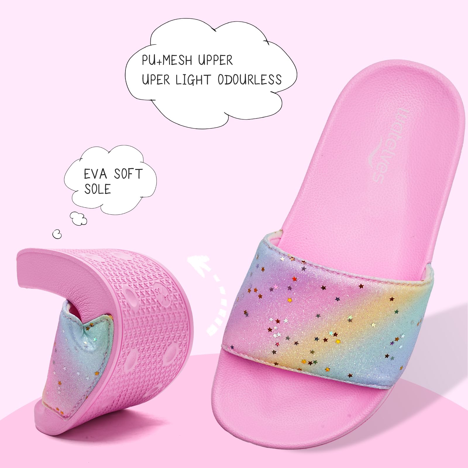 Chanclas Niña Playa Piscina Verano Antideslizante Sandalias Hogar