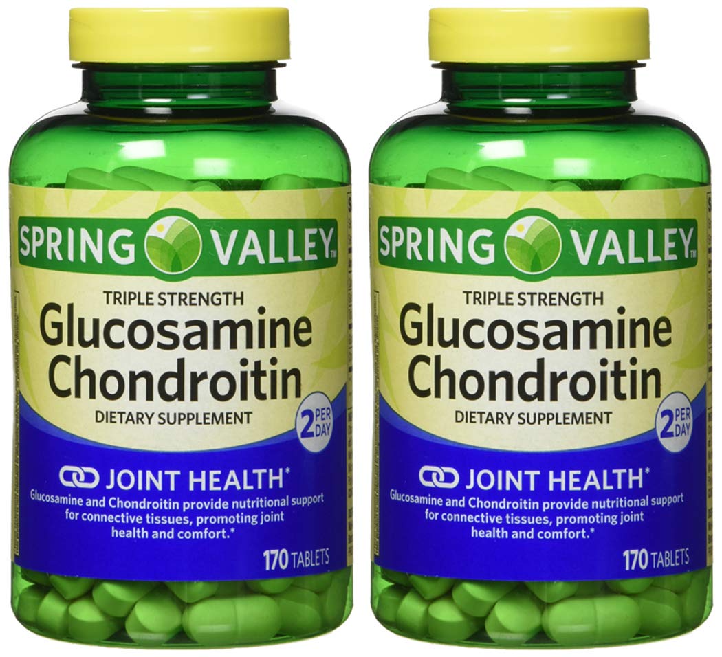 Spring Valley - Glucosamine Chondroitin, Triple Strength, 340 Tablets, Twin Pack — Amazon image 4