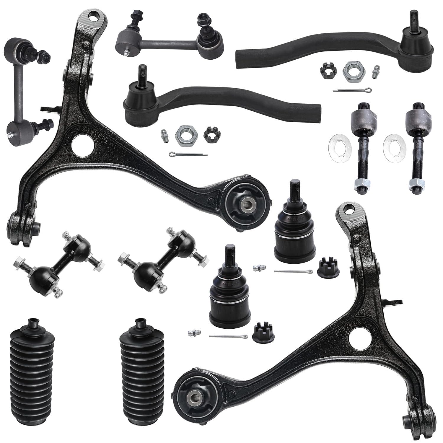 Detroit Axle - 14pc End Suspension Kit for Acura 2004-2008 TSX 2003-2007