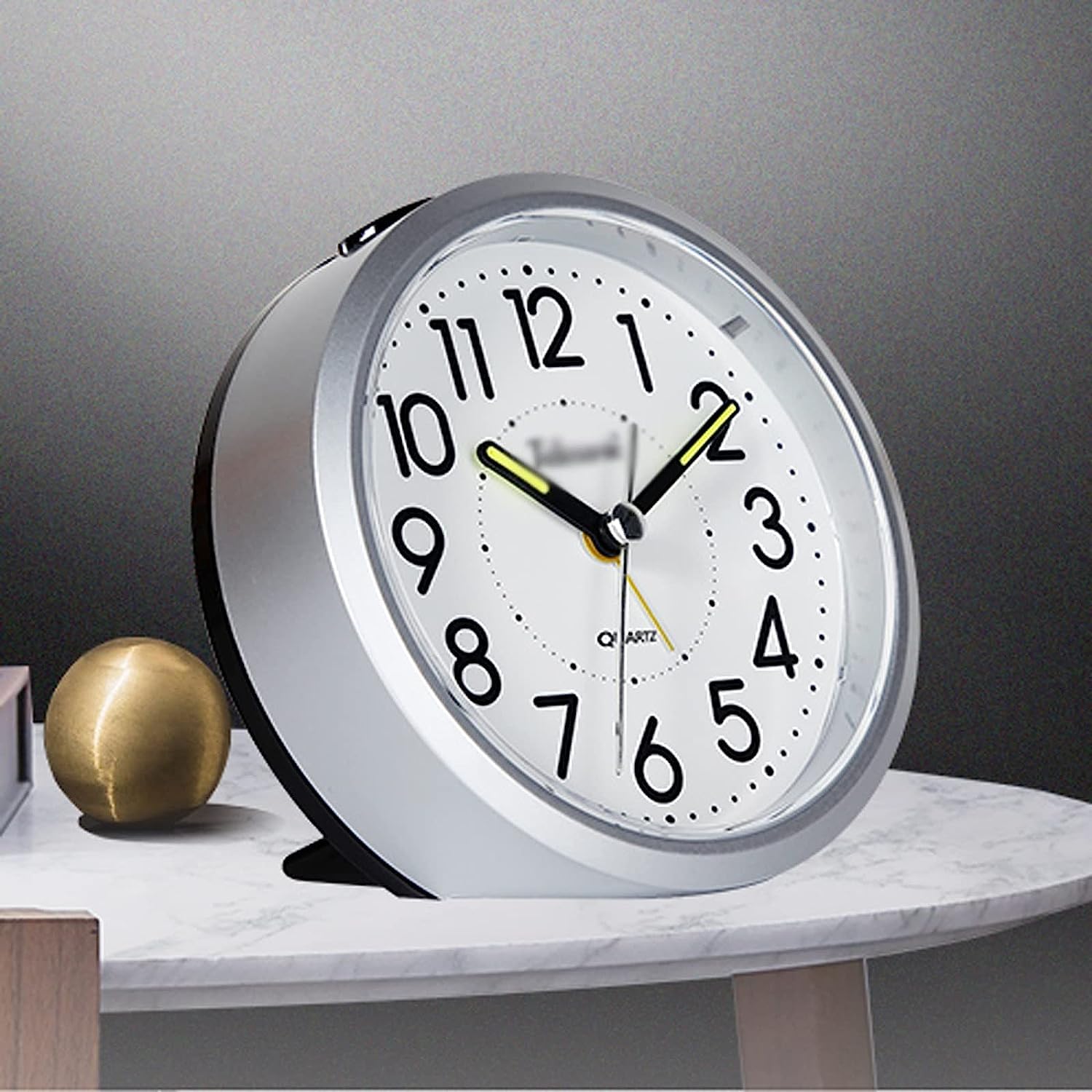 Orologio Analogico In Legno Silenzioso, Senza Ticchettio, Con Luce Notturna Retroilluminata Alimentato A Batteria Facile Da Usare Xxw 89541318