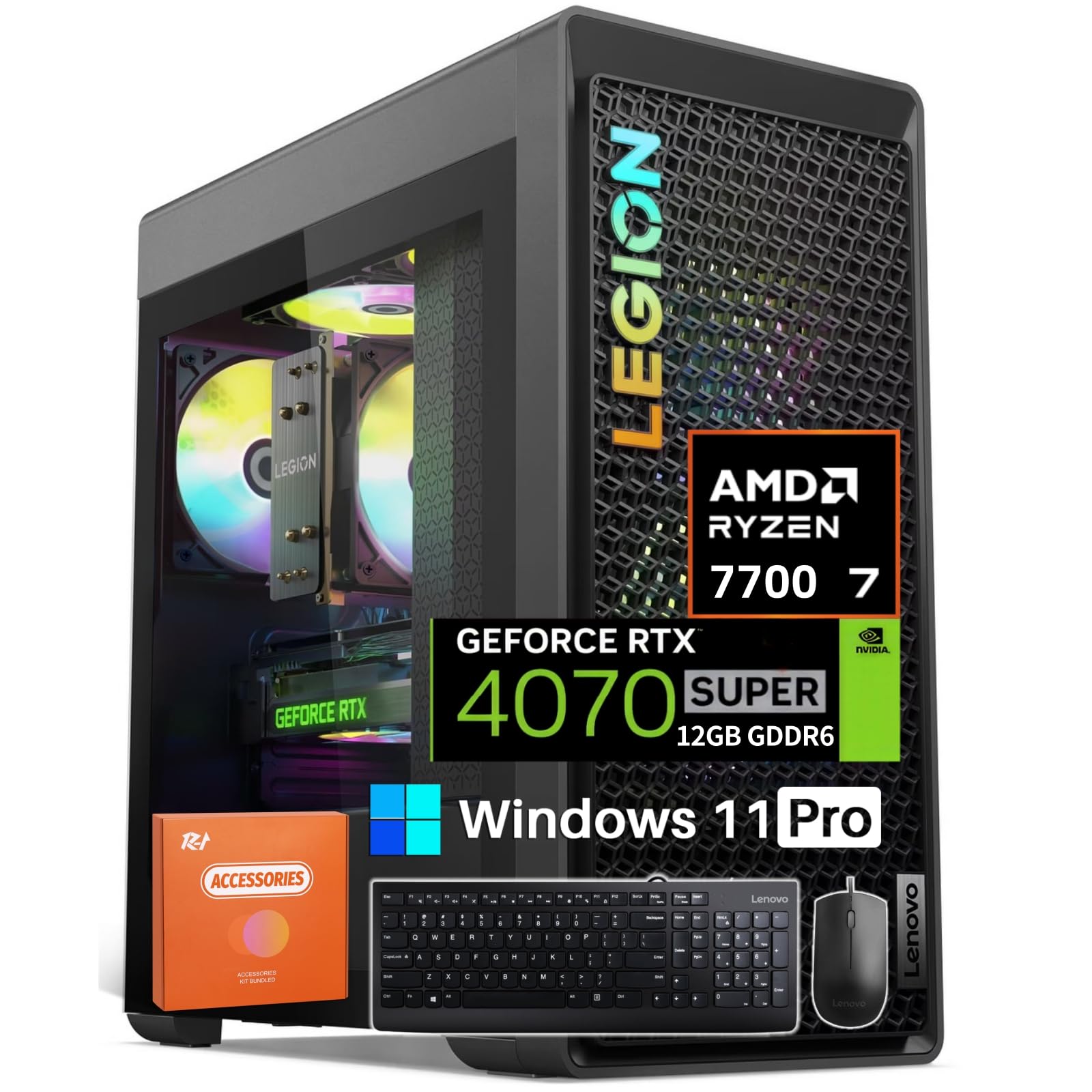 Amazon.com: Lenovo Legion T5 Gaming Desktop Tower PC, NVIDIA RTX