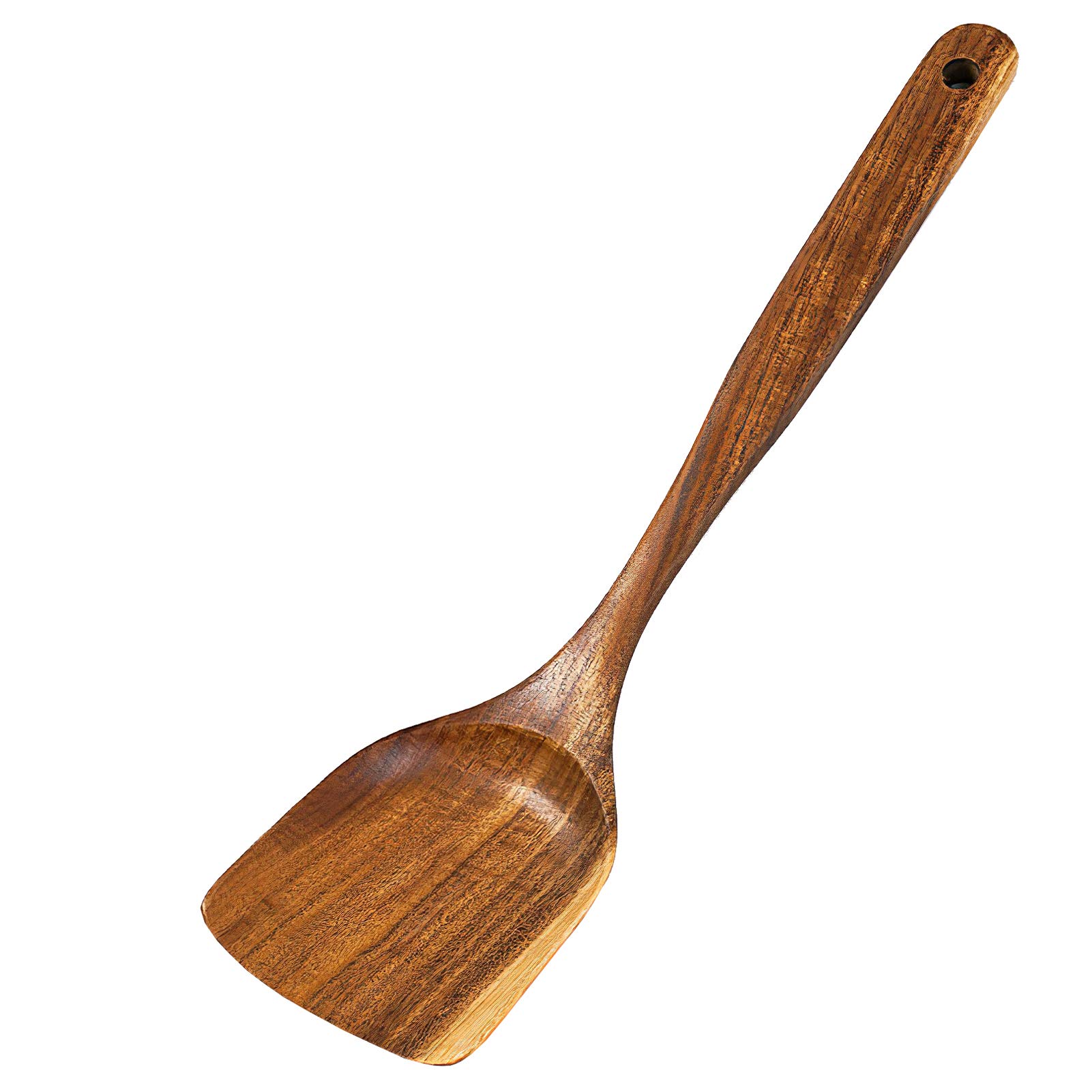 Küchenhelfer-Set aus Holz, antihaftbeschichtet, Spatel, Löffel, Sieb, Salatgabel, Naturholz, Kochutensilien, 8 Stück