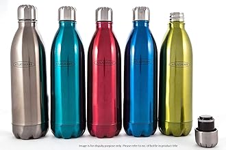Stainless Steel Hot and Cold Vacuum Bottle- Pack of 2 Pieces ( 1000ml )