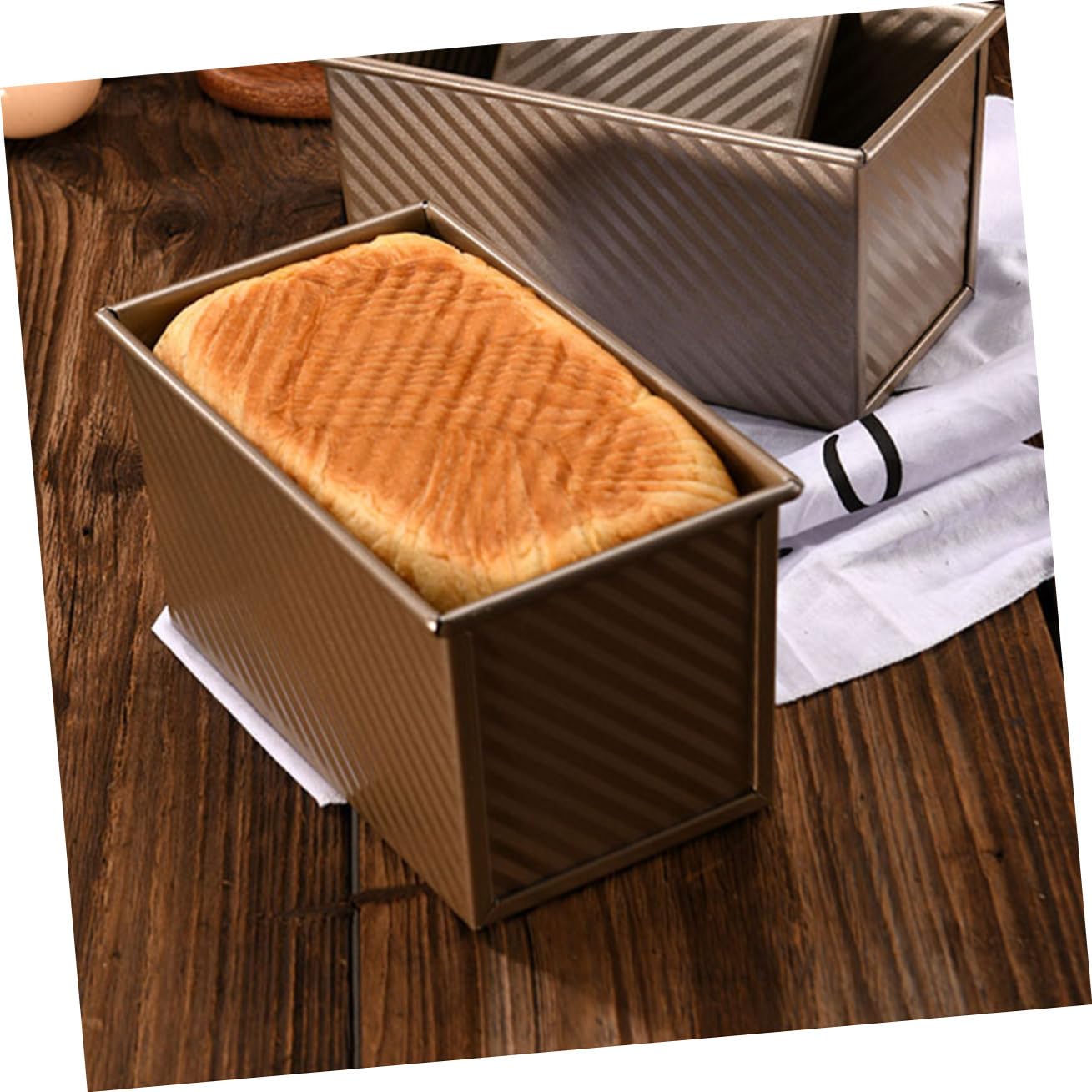 BESTonZON Stampo per Pane in Cassetta con Coperchio in Alluminio