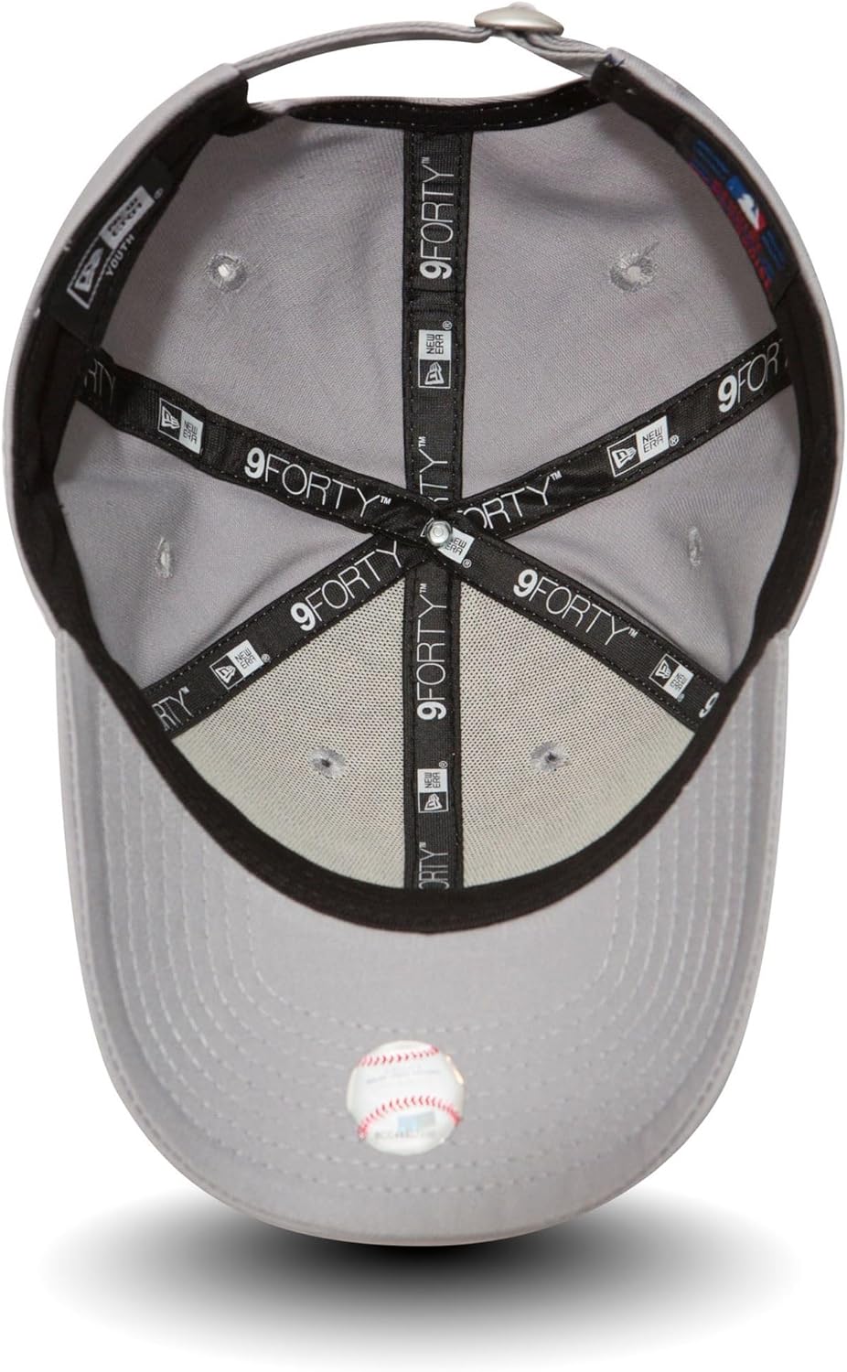 New Era New York Yankees Strapback Cap 9forty Kappe Basecap(Grey,Child)