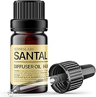 sesneslabs Santal Diffuser Oil: Luxury Amber Coco Vanilla Cedar Sandalwood Musk Blend for Ultrasonic Diffusers (10ml)